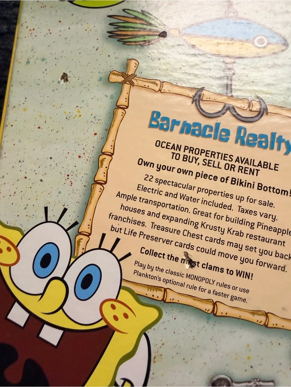 Vintage Nickelodeon Spongebob Squarepants Monopoly Collectors Edition 2005 Game